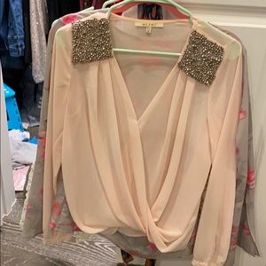 Miami light pink blouse